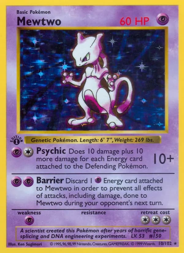 Mewtwo 10/102 Holo