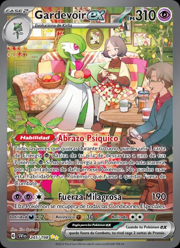 Gardevoir ex 245/198 Rara Ilustración Especial, Scarlet & Violet