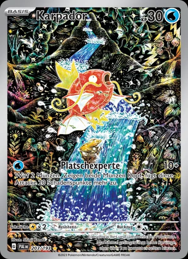 Magikarp 203/193 Illustration Rare, Paldea Evolved