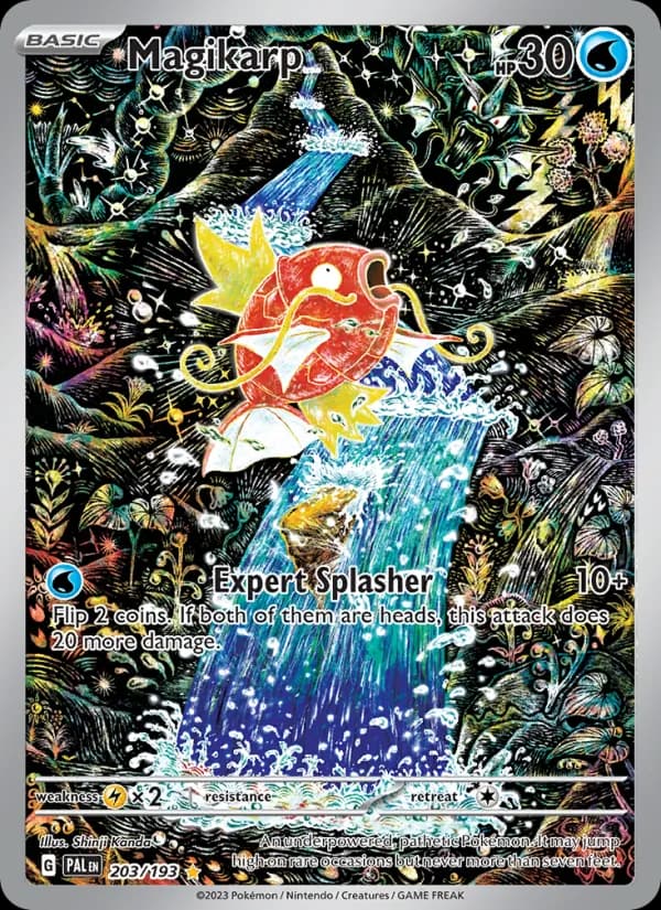 Magikarp 203/193 Illustration Rare, Paldea Evolved