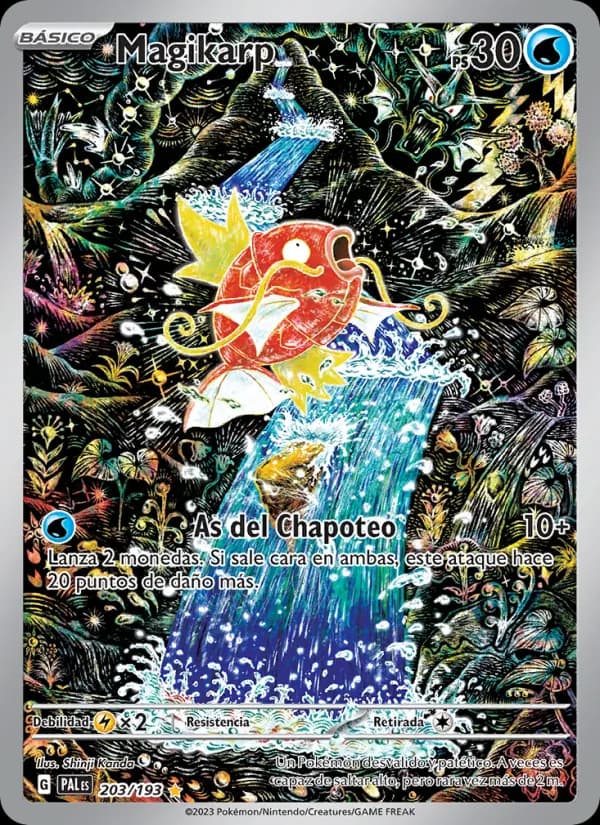 Magikarp 203/193 Rara Ilustración, Paldea Evolved