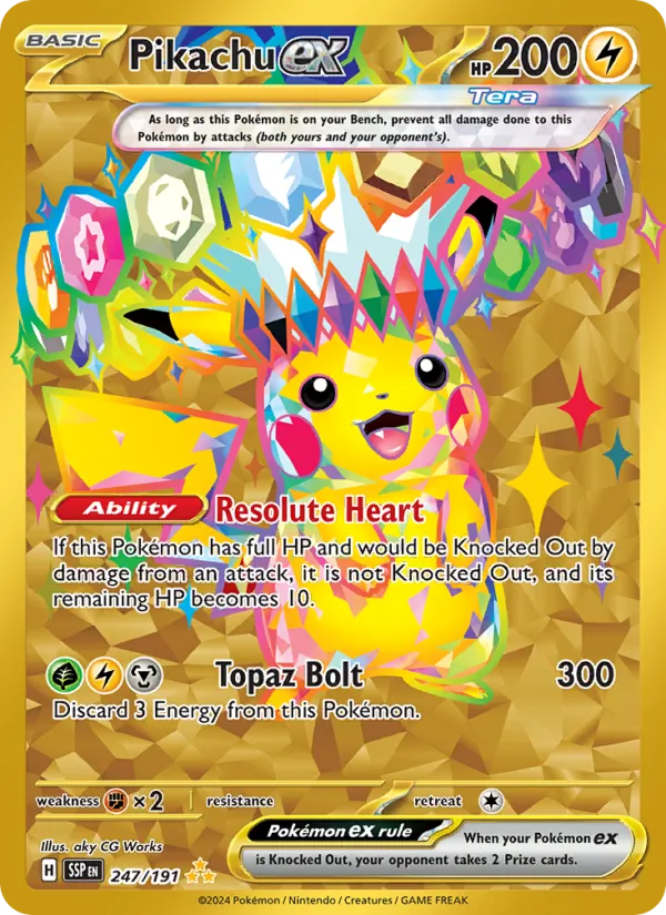 Pikachu ex (Hyper Rare)