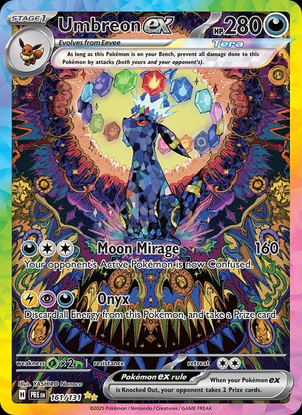 Umbreon ex Rara Ilustración Especial 161/131