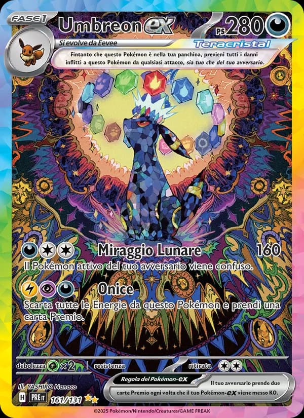 Umbreon ex Rara Ilustración Especial 161/131