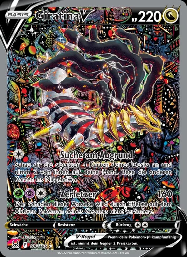 Giratina V 186/196 Alternate Art, Lost Origin