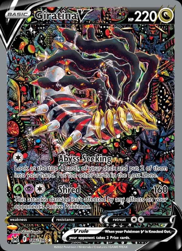 Giratina V 186/196 Alternate Art, Lost Origin