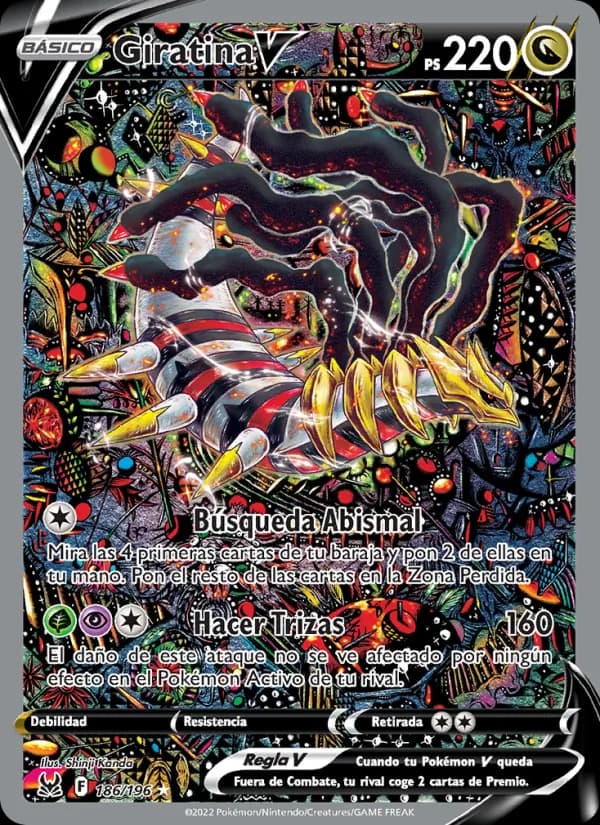 Giratina V 186/196 Alternate Art, Lost Origin