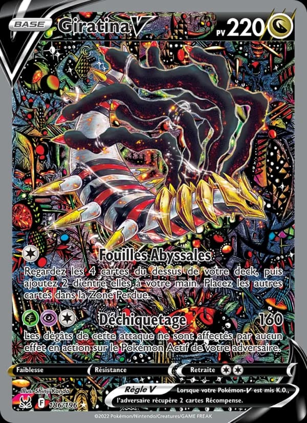 Giratina V 186/196 Alternate Art, Lost Origin