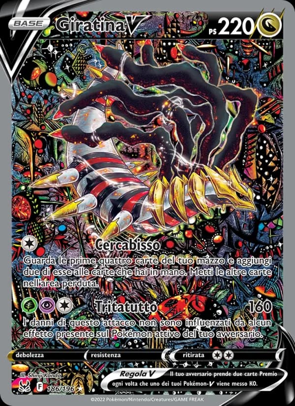 Giratina V 186/196 Alternate Art, Origine Perduta
