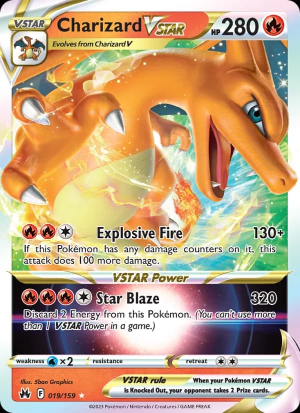 Crown Zenith: Charizard VSTAR 019/159, Pikachu 160/159, Arceus VSTAR GG70 and Giratina VSTAR GG69