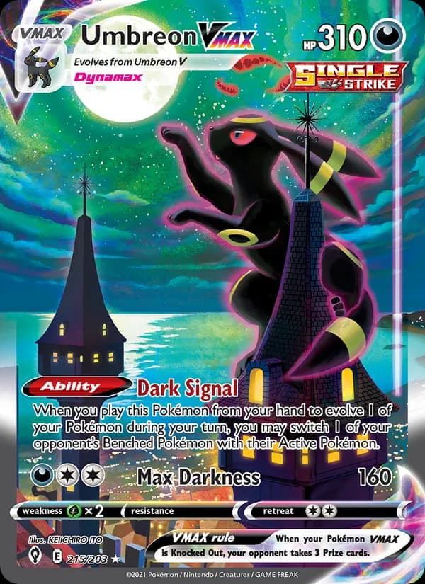 Umbreon VMAX Alternate Art 215/203