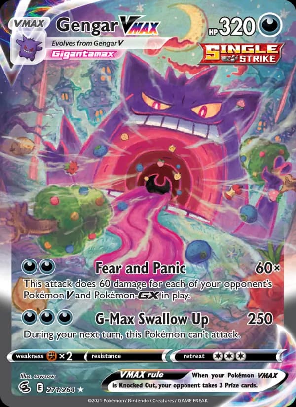Gengar VMAX 271/264 Alternate Art, Fusion Strike