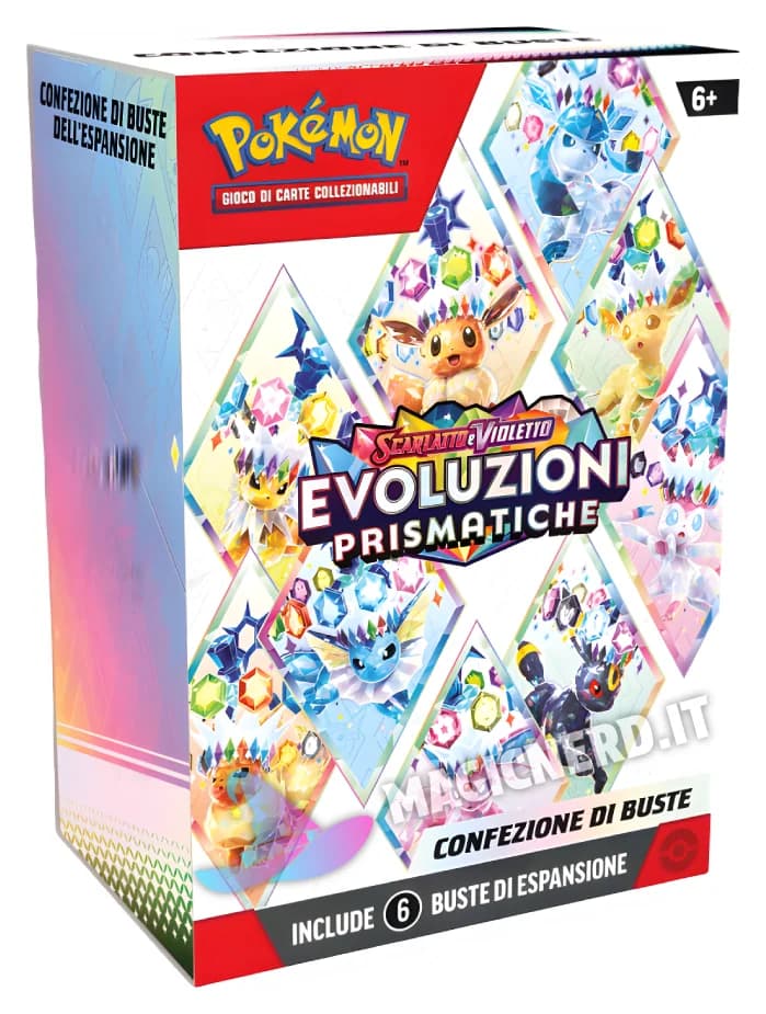 Confezione da 6 buste Evoluzioni Prismatiche
